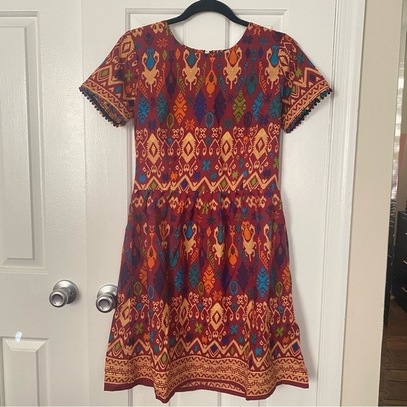 Modcloth "Naturalist Talent" Dress in Rust Sz XS NWOT - Picture 5 of 9